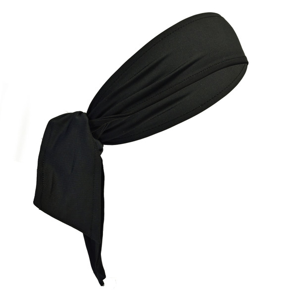 Butterfly Hachimaki Headband: Black Right Side View